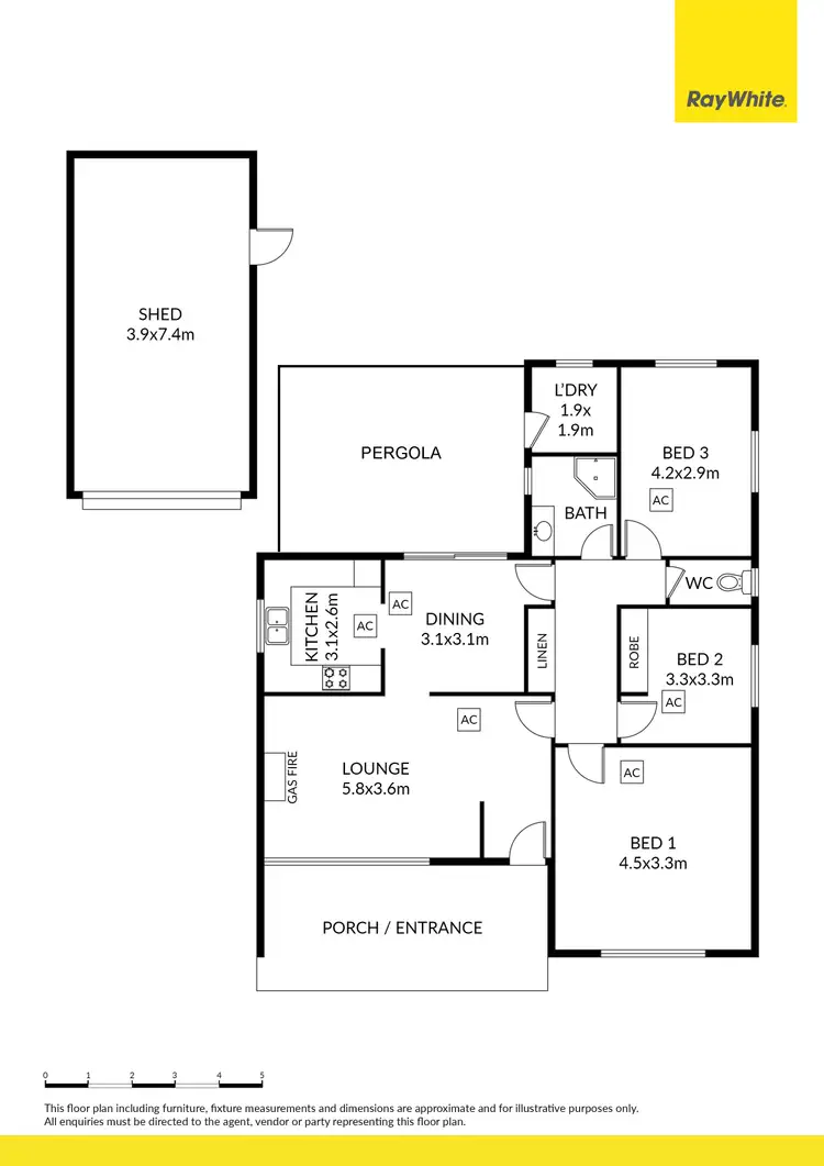Floorplan of Homely house listing, 14 Moresby Street, Lockleys SA 5032
