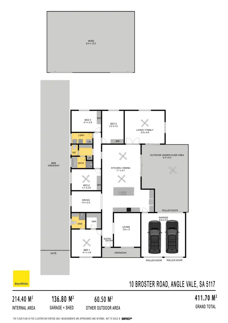 Floorplan of Homely house listing, 10 Broster Road, Angle Vale SA 5117