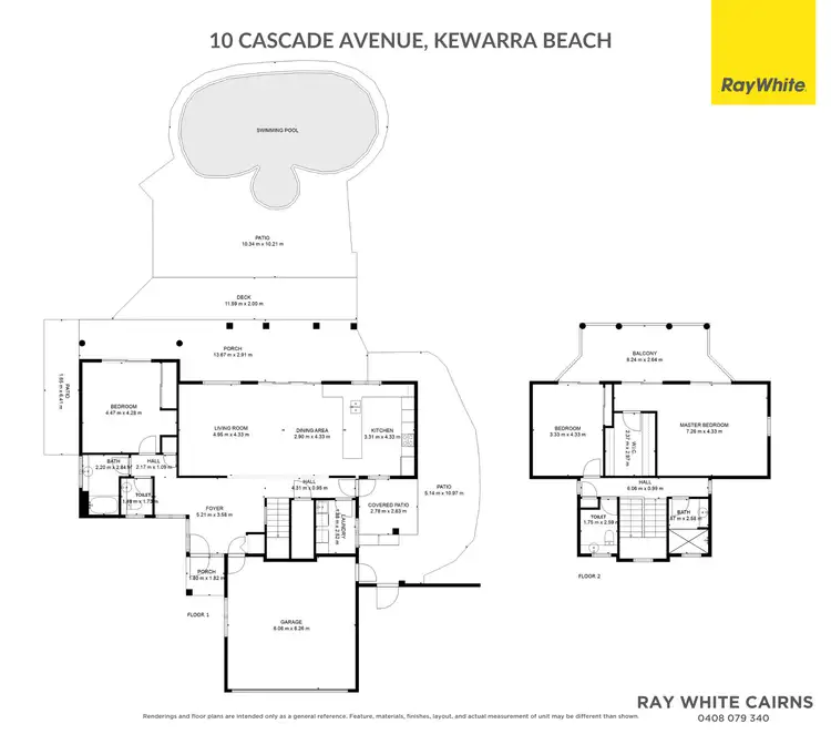 Floorplan of Homely house listing, 10 Cascade Avenue,, Kewarra Beach QLD 4879