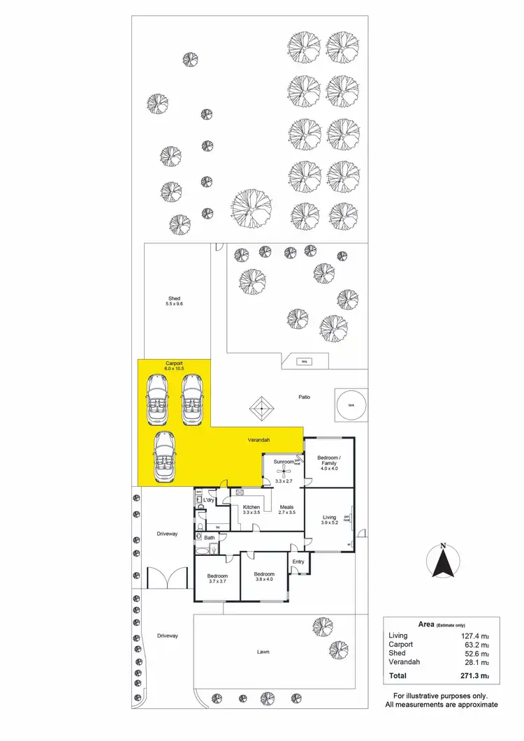 Floorplan of Homely house listing, 4 Hammond Road, Findon SA 5023