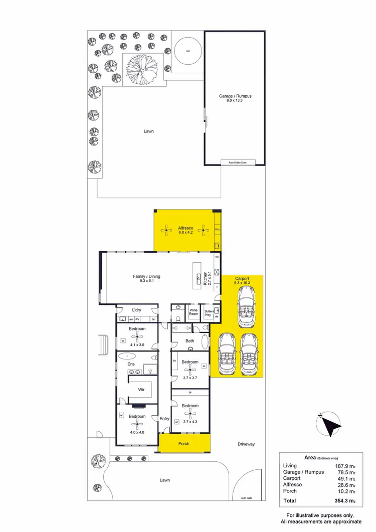 Floorplan of Homely house listing, 123 Coombe Road, Allenby Gardens SA 5009