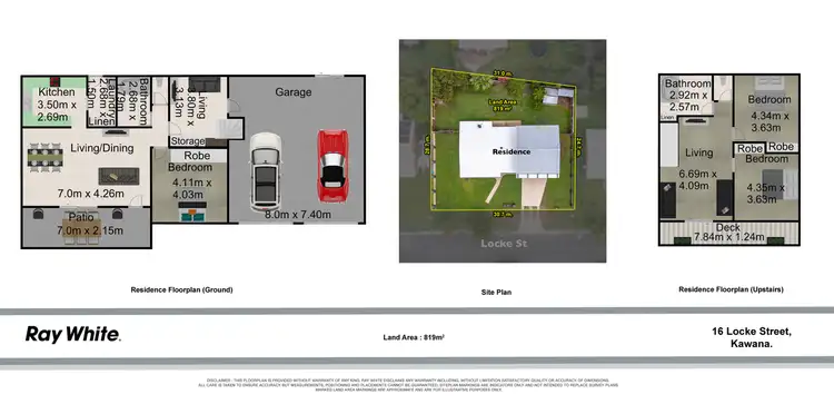 Floorplan of Homely house listing, 16 Locke Street, Kawana QLD 4701