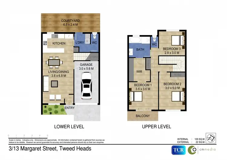 Floorplan of Homely townhouse listing, 3/13 Margaret Street, Tweed Heads NSW 2485