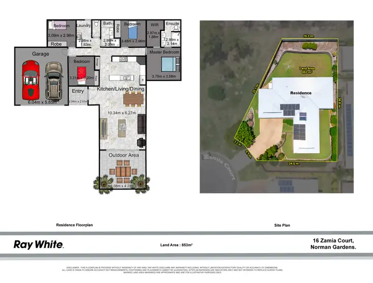 Floorplan of Homely house listing, 16 Zamia Court, Norman Gardens QLD 4701