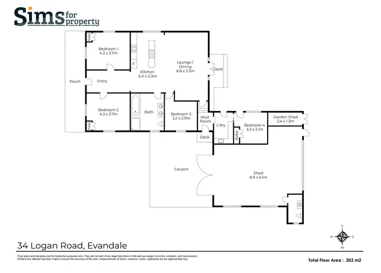 Floorplan of Homely house listing, 34 Logan Road, Evandale TAS 7212
