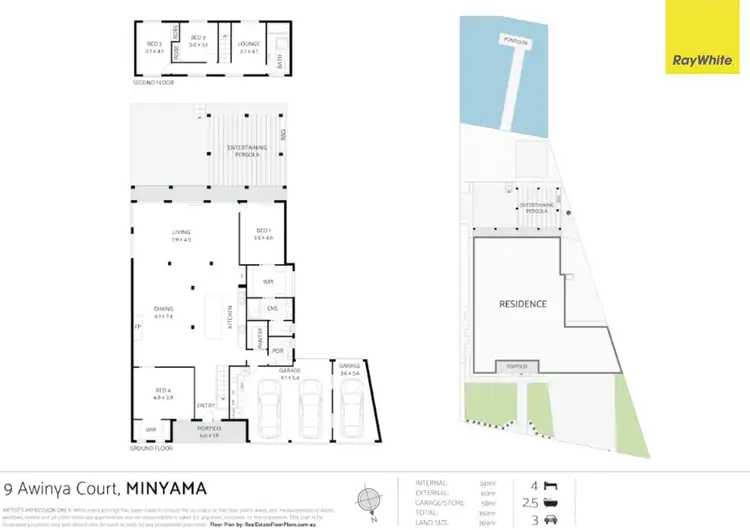 Floorplan of Homely house listing, 9 Awinya Court, Minyama QLD 4575
