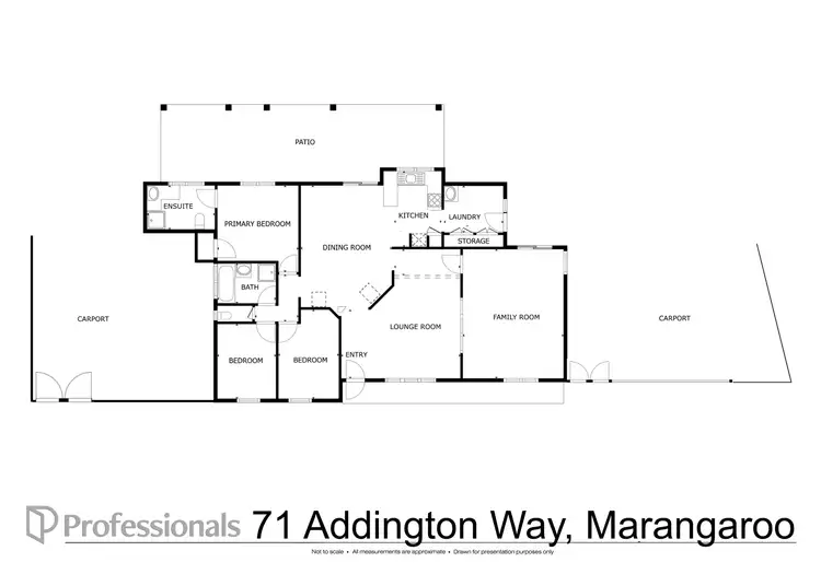 Floorplan of Homely house listing, 71 Addington Way, Marangaroo WA 6064
