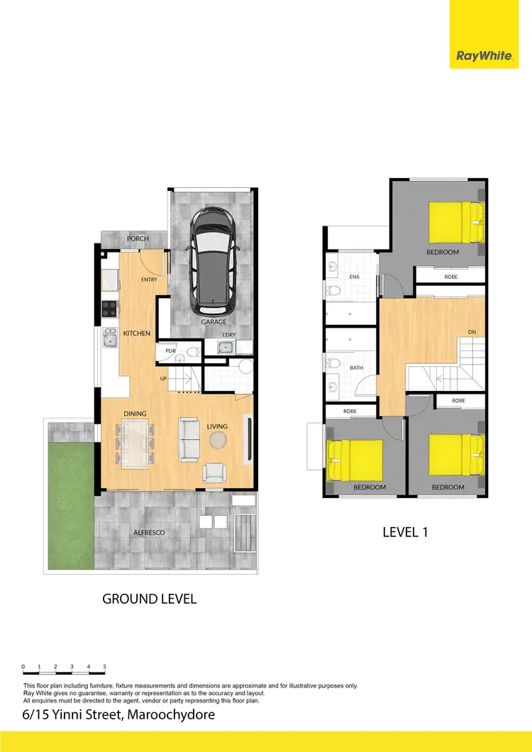 Floorplan of Homely townhouse listing, 6/15 Yinni Street, Maroochydore QLD 4558