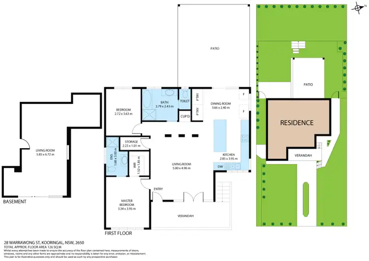 Floorplan of Homely house listing, 28 Warrawong Street, Kooringal NSW 2650