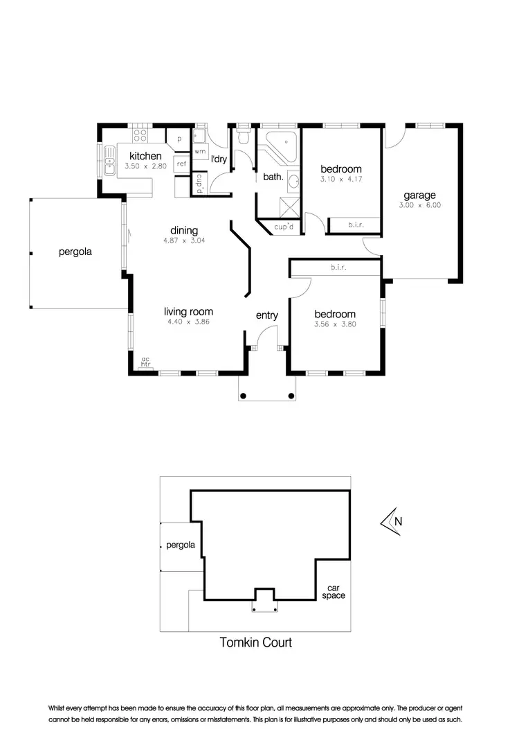 Floorplan of Homely house listing, 2B Tomkin Court, Altona Meadows VIC 3028