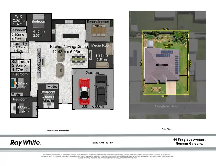 Floorplan of Homely house listing, 14 Foxglove Avenue, Norman Gardens QLD 4701