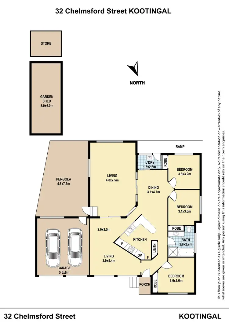 Floorplan of Homely house listing, 32 Chelmsford Street, Kootingal NSW 2352