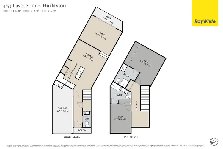 Floorplan of Homely unit listing, 4/53 Pascoe Lane, Harlaxton QLD 4350