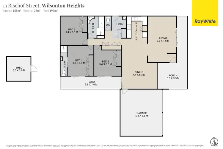Floorplan of Homely house listing, 13 Bischof Street, Wilsonton Heights QLD 4350