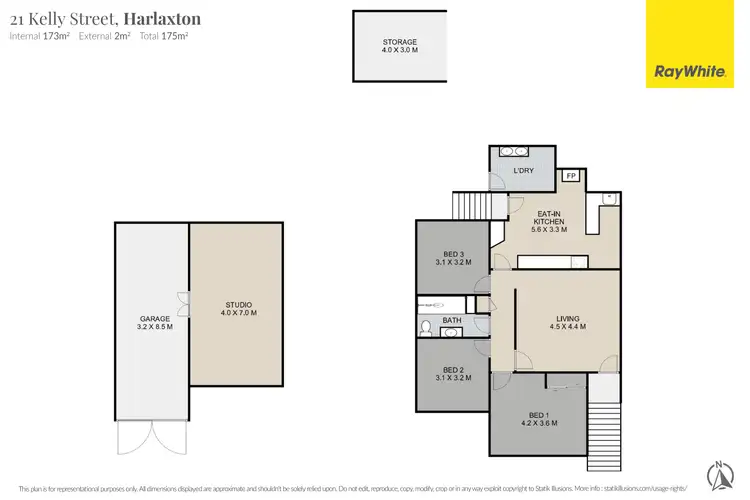Floorplan of Homely house listing, 21 Kelly Street, Harlaxton QLD 4350