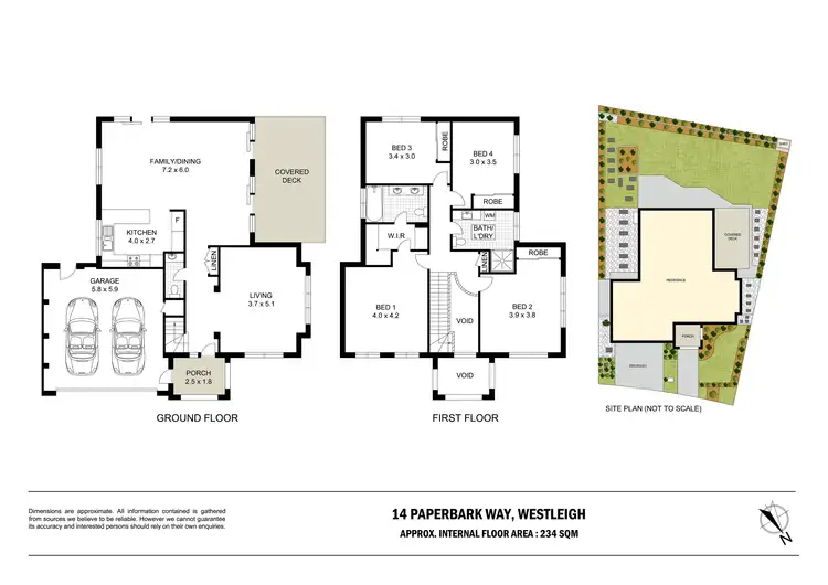 Floorplan of Homely house listing, 14 Paperbark Way, Westleigh NSW 2120