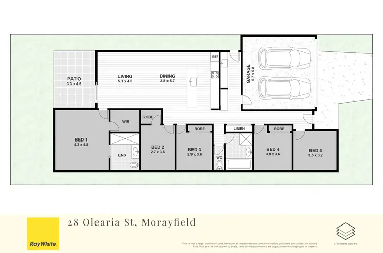 Floorplan of Homely house listing, 28 Olearia Street, Morayfield QLD 4506