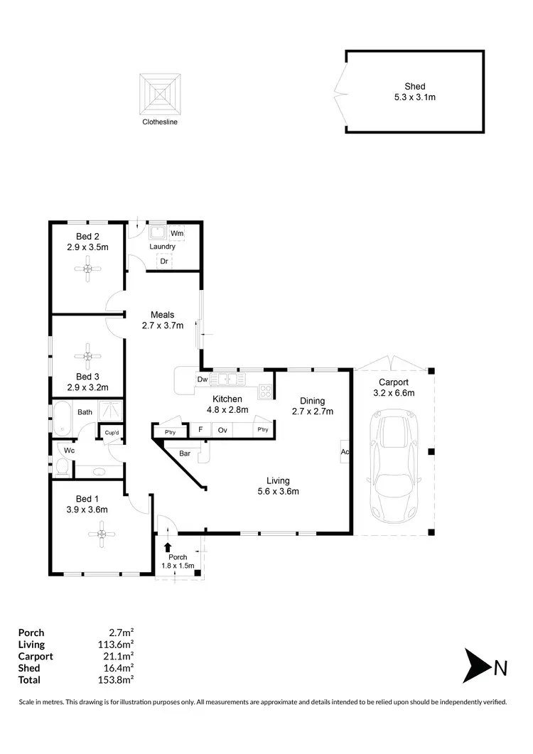Floorplan of Homely other listing, 267 Brodie Road, Morphett Vale SA 5162