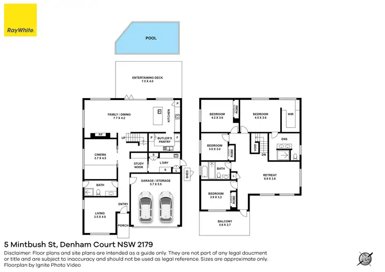 Floorplan of Homely house listing, 5 Mintbush Street, Denham Court NSW 2565