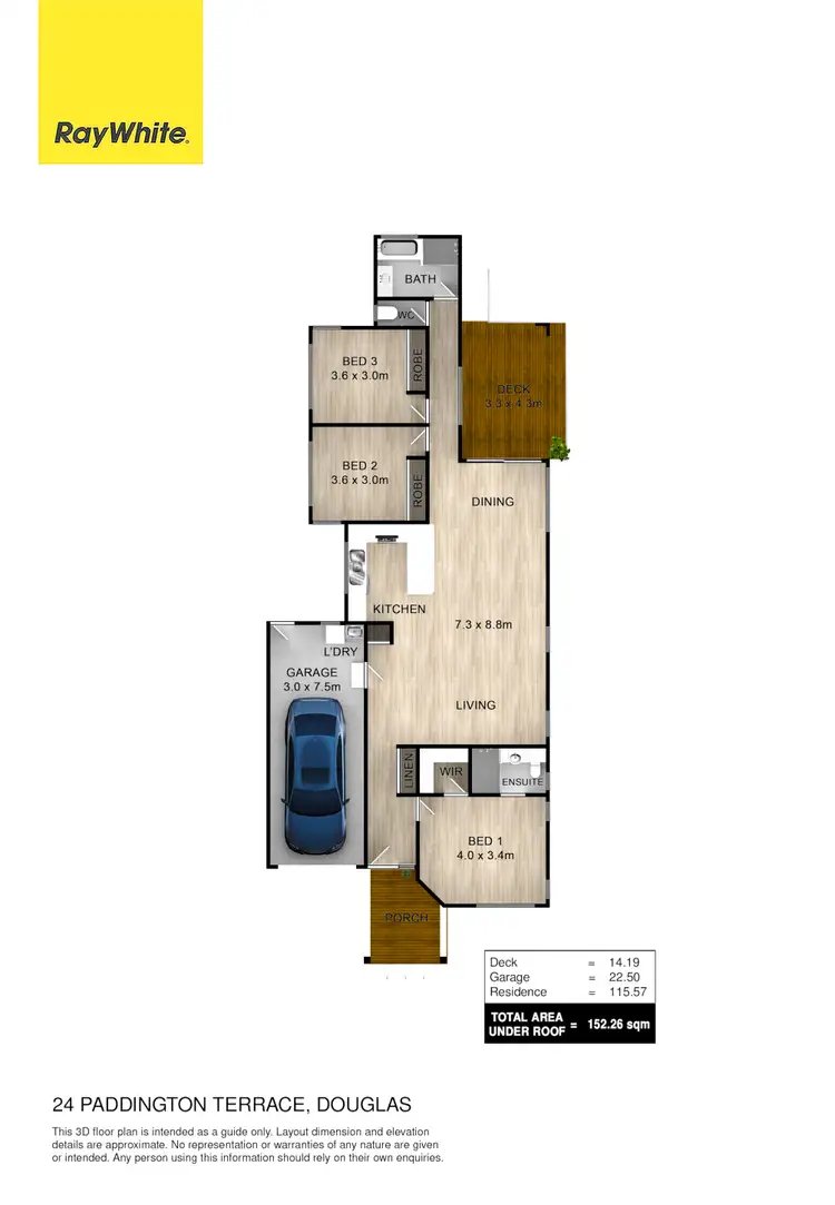 Floorplan of Homely house listing, 24 Paddington Terrace, Douglas QLD 4814
