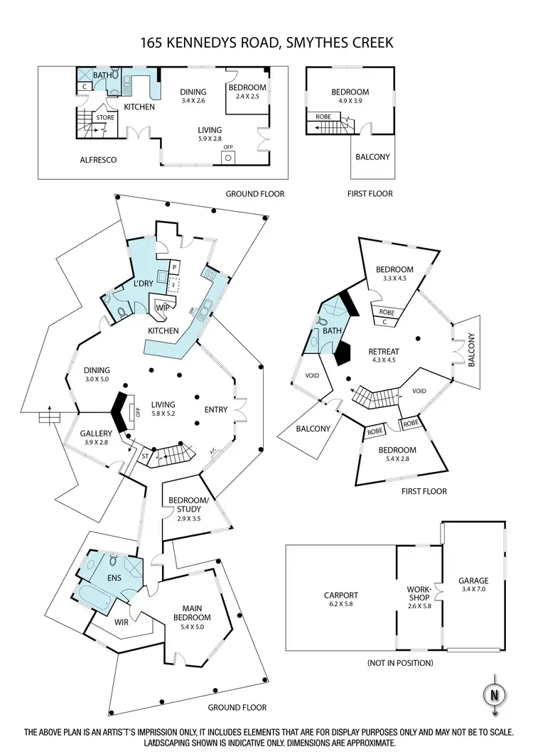 Floorplan of Homely house listing, 165 Kennedys Road, Smythes Creek VIC 3351