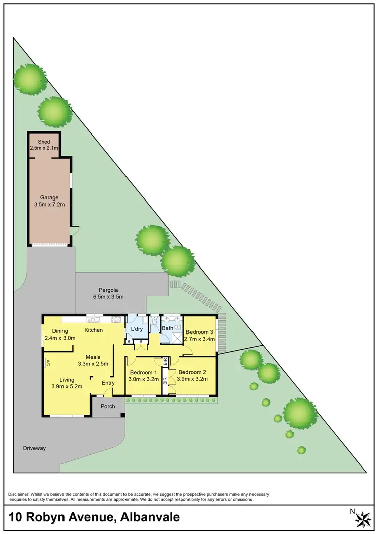 Floorplan of Homely house listing, 10 Robyn Avenue, Albanvale VIC 3021