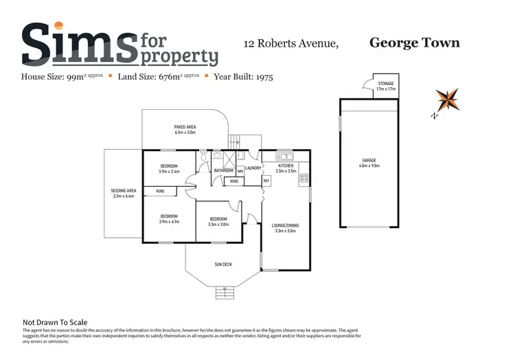 Floorplan of Homely house listing, 12 Roberts Avenue, George Town TAS 7253