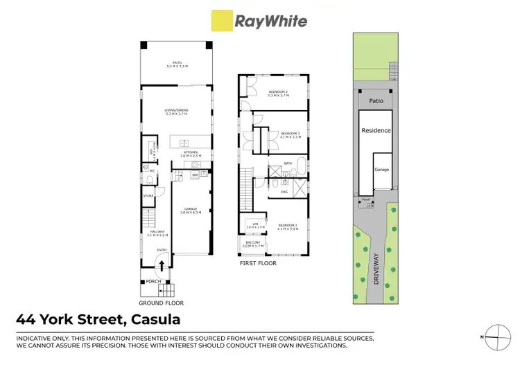 Floorplan of Homely house listing, 44 York Street, Casula NSW 2170