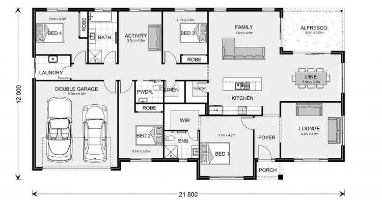 Floorplan of Homely house listing, Address available on request
