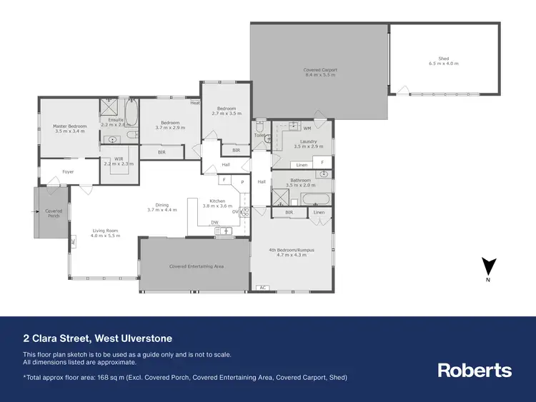 Floorplan of Homely house listing, 2 Clara Street, West Ulverstone TAS 7315