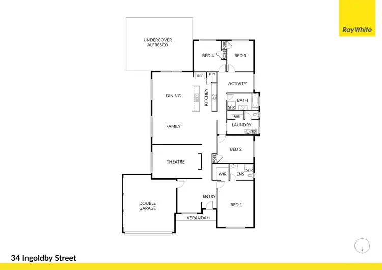 Floorplan of Homely house listing, 34-36 Ingoldby Street, Mount Barker WA 6324