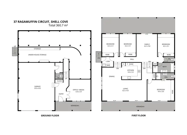 Floorplan of Homely house listing, 37 Ragamuffin Circuit, Shell Cove NSW 2529