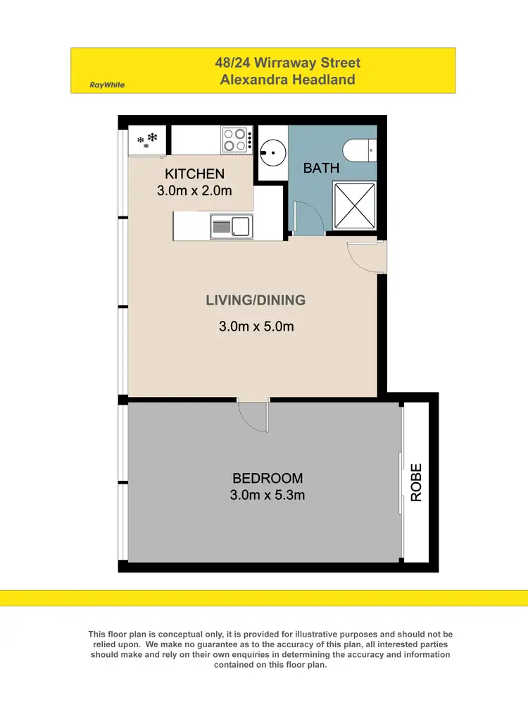 Floorplan of Homely unit listing, 28/24 Wirraway Street, Alexandra Headland QLD 4572