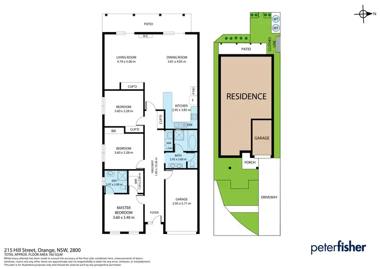 Floorplan of Homely house listing, 215 Hill Street, Orange NSW 2800