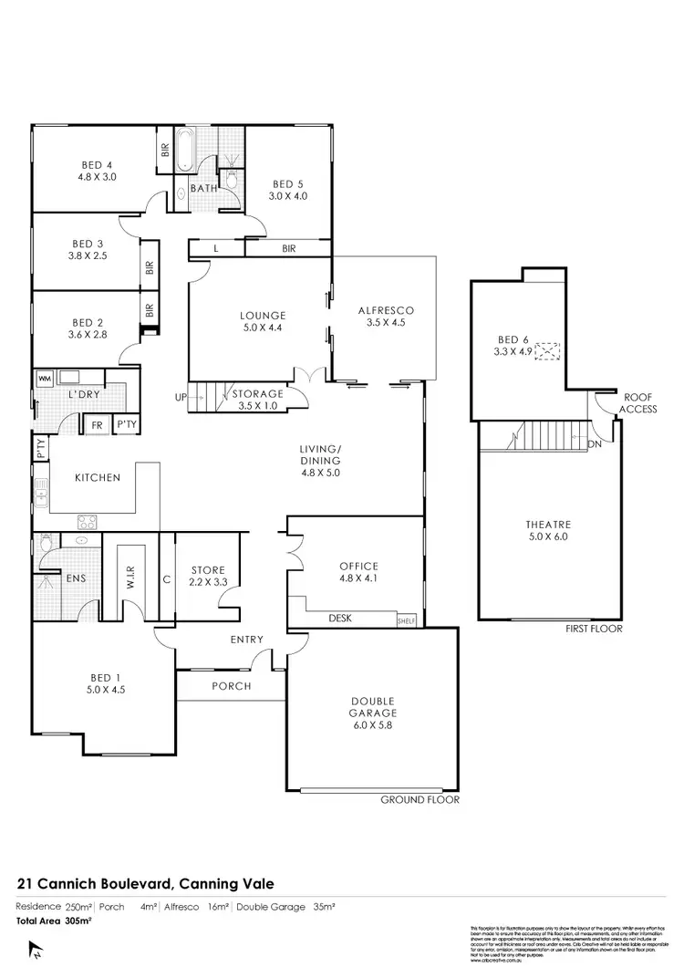 Floorplan of Homely house listing, 21 Cannich Boulevard, Canning Vale WA 6155