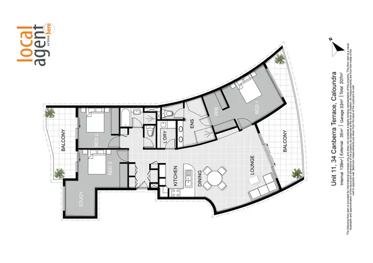 Floorplan of Homely unit listing, Address available on request