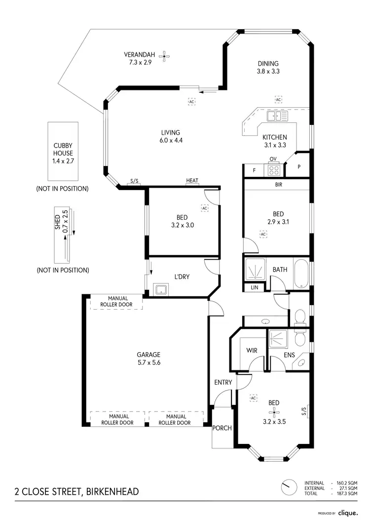 Floorplan of Homely house listing, 2 Close Street, Birkenhead SA 5015