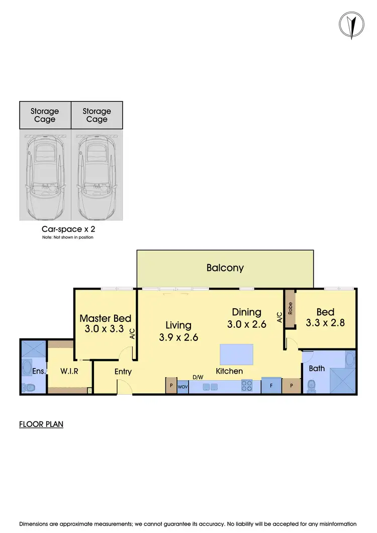 Floorplan of Homely apartment listing, 201/41 Murrumbeena Road, Murrumbeena VIC 3163