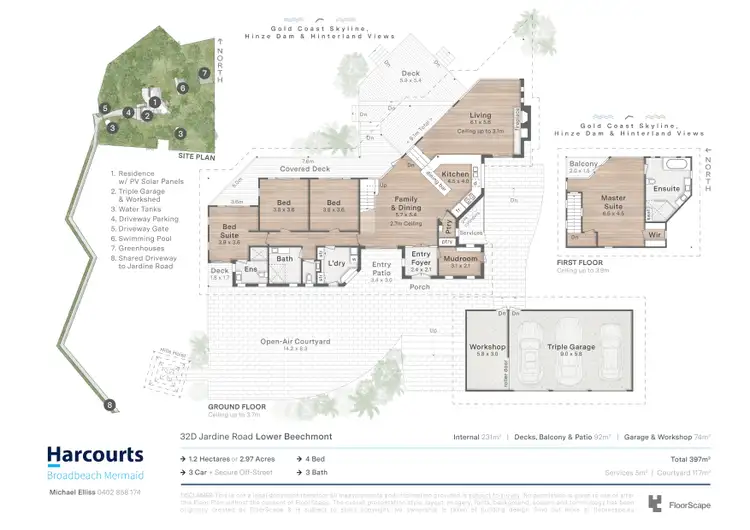 Floorplan of Homely house listing, 32 Jardine Road, Lower Beechmont QLD 4211