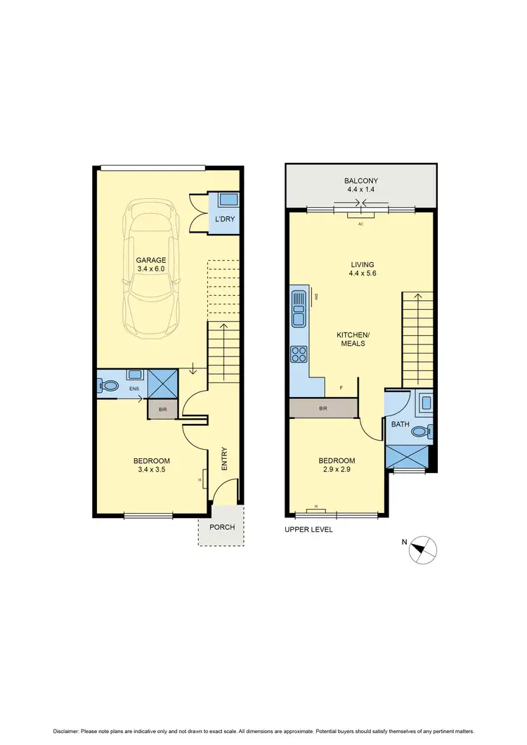 Floorplan of Homely townhouse listing, 3/2 Grandview Street, Glenroy VIC 3046