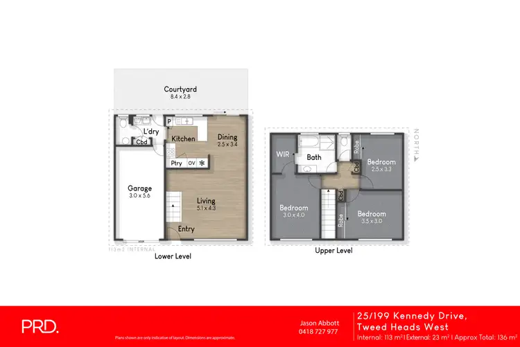 Floorplan of Homely townhouse listing, 25/199 Kennedy Drive, Tweed Heads West NSW 2485