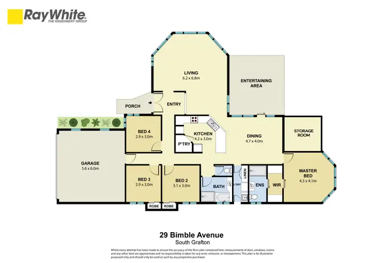 Floorplan of Homely house listing, 29 Bimble Avenue, South Grafton NSW 2460