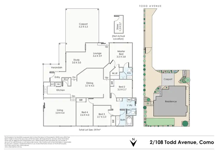 Floorplan of Homely house listing, 2/108 Todd Avenue, Como WA 6152