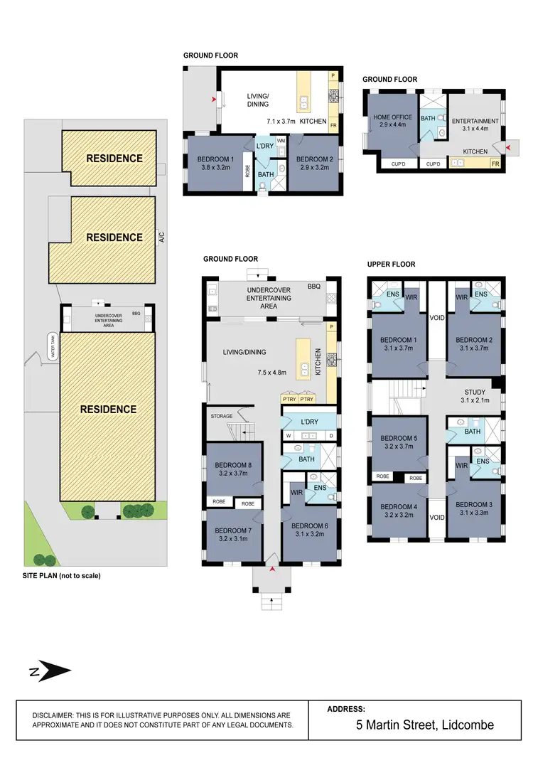 Floorplan of Homely house listing, 5 Martin Street, Lidcombe NSW 2141