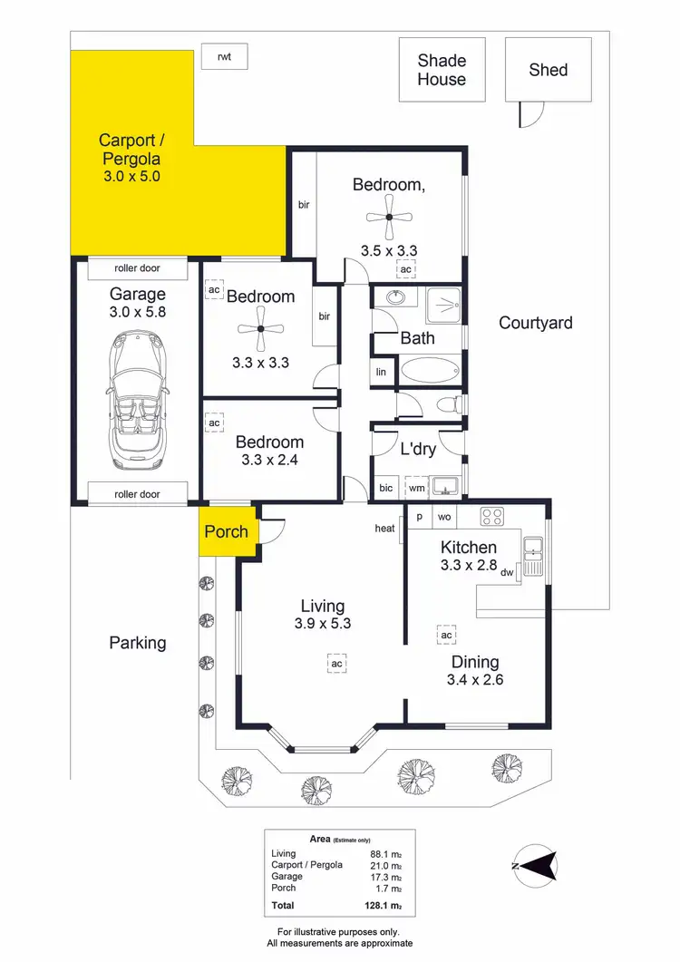 Floorplan of Homely house listing, 11/440 Grange Road, Fulham Gardens SA 5024