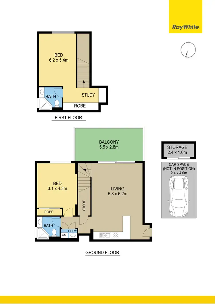 Floorplan of Homely apartment listing, 406/30 Cliff Road, Epping NSW 2121