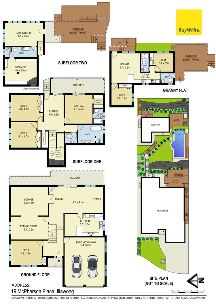 Floorplan of Homely house listing, 19 Mcpherson Place, Illawong NSW 2234