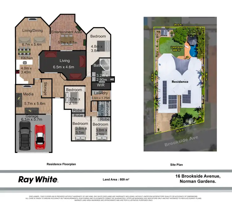 Floorplan of Homely house listing, 16 Brookside Avenue, Norman Gardens QLD 4701