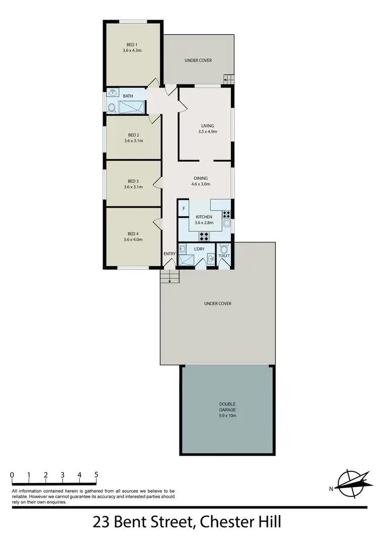 Floorplan of Homely house listing, 23 Bent Street, Chester Hill NSW 2162