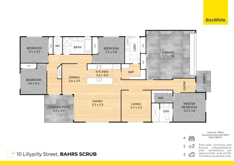 Floorplan of Homely house listing, 10 Lillypilly Street, Bahrs Scrub QLD 4207
